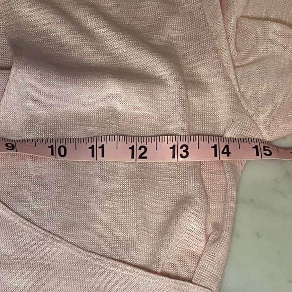 NWT Elementz Pink Long Sleeve Top/Mock Wrap Around - Picture 6 of 11